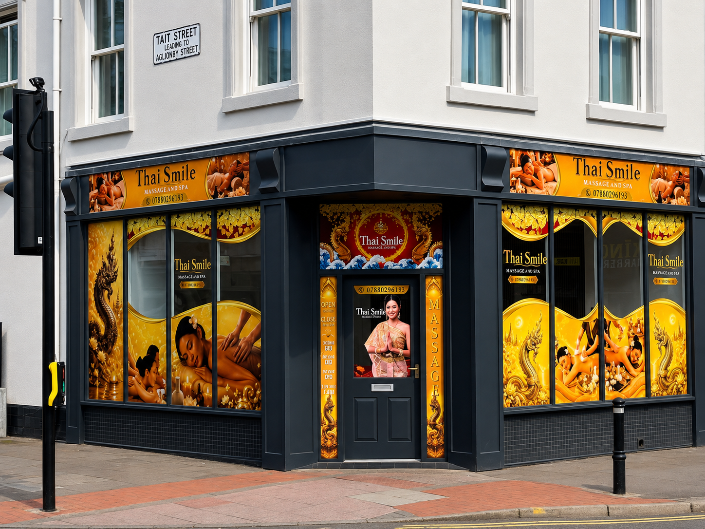 Thai Smile Massage & Spa storefront on Botchergate, Carlisle