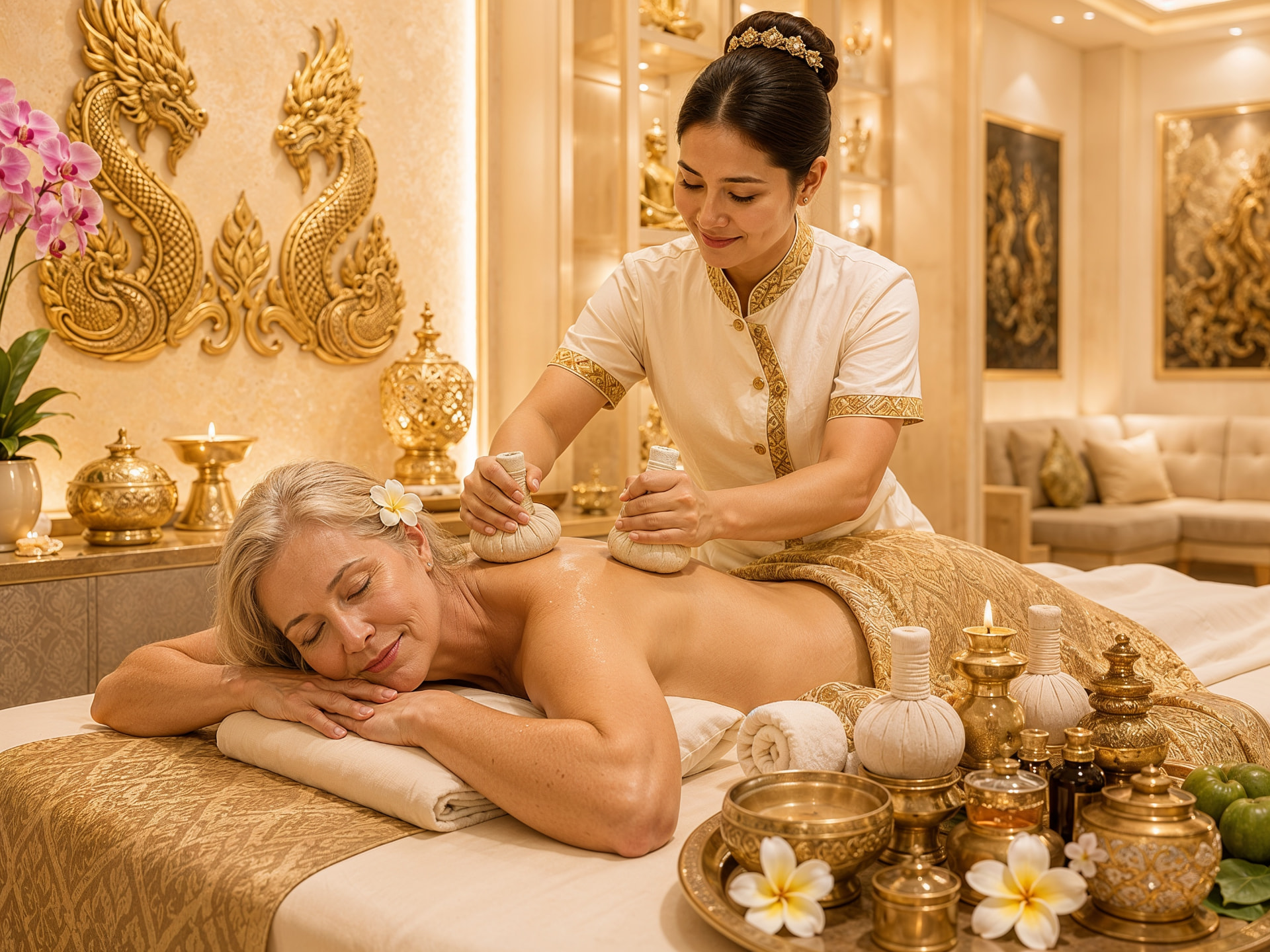 Herbal Compress Massage at Thai Smile Massage & Spa, Carlisle